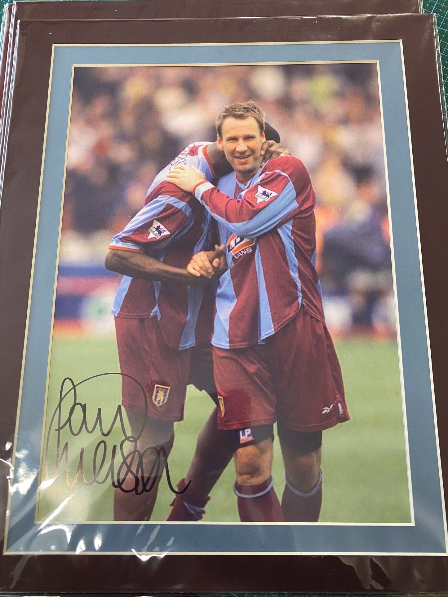 Aston Villa Paul Merson personally signed photograph