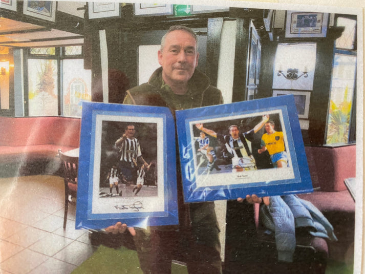 West Bromwich Albion Bob Taylor personally signed photograph