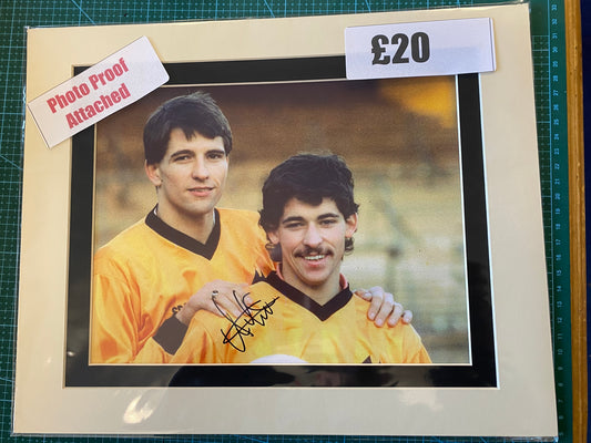 Wolverhampton Wanderers Andy Thompson personally signed photograph