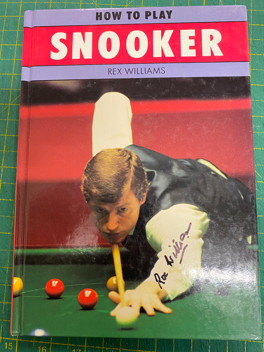 Snooker Rex Williams personally signed Snooker hardback