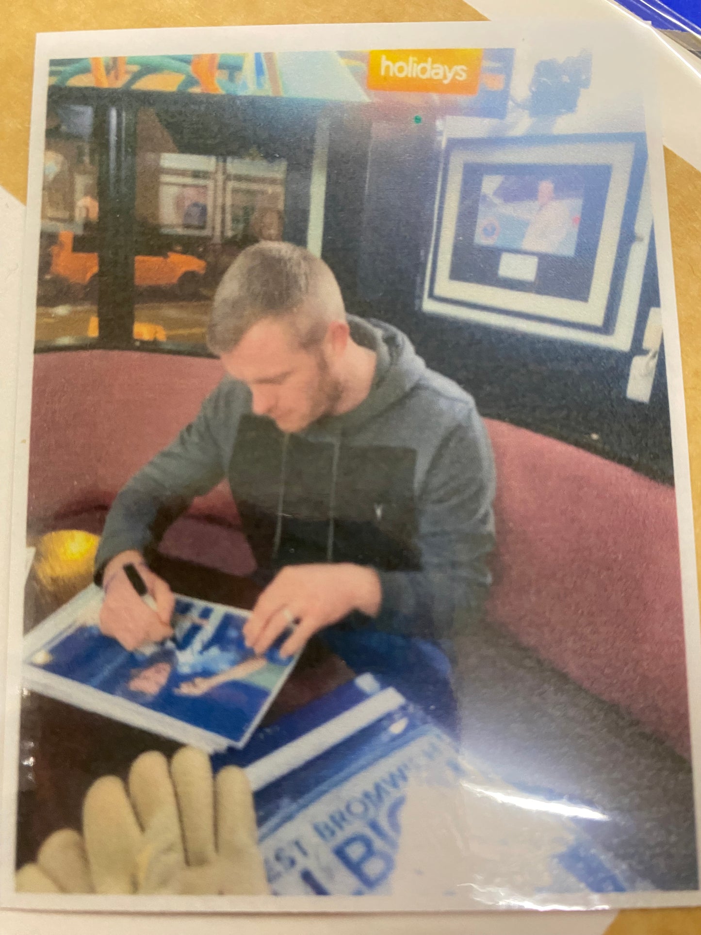 West Bromwich Albion Chris Brunt personally signed photograph