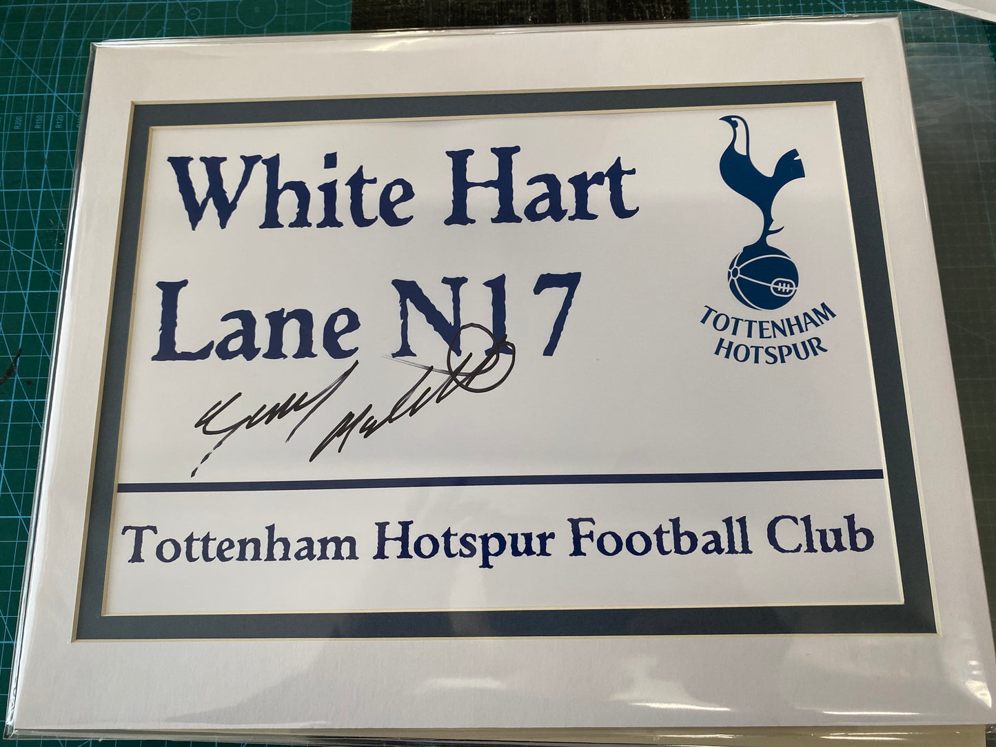 Tottenham Hotspur Gary Mabbutt personally signed Street sign