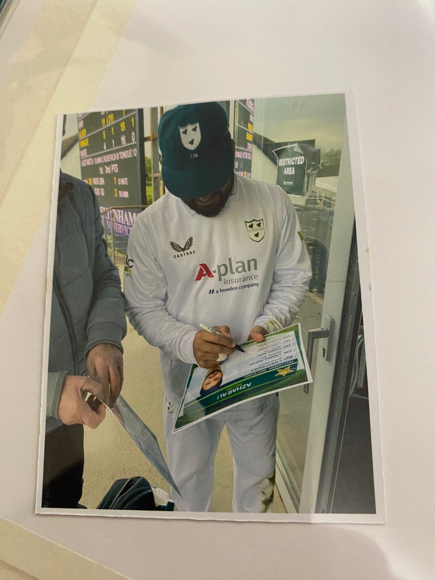 Cricket Pakistan Azhar Ali personally signed photograph