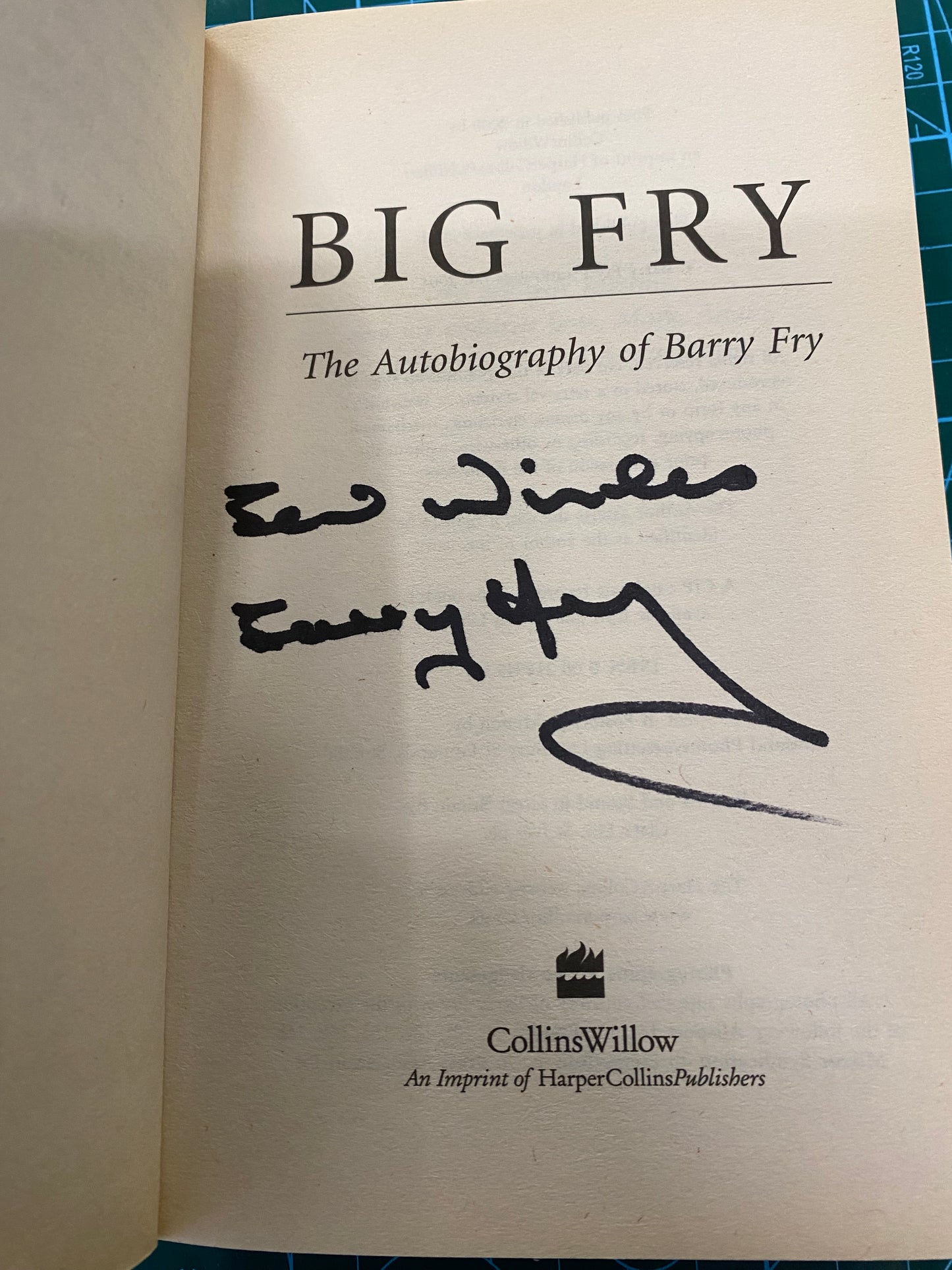 Birmingham City Barry Fry personally signed autobiography