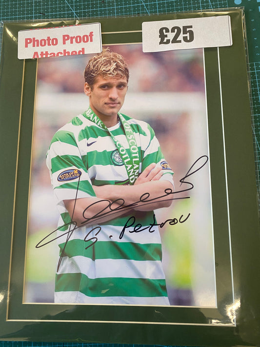 Celtic Stiliyon Petrov personally signed photograph