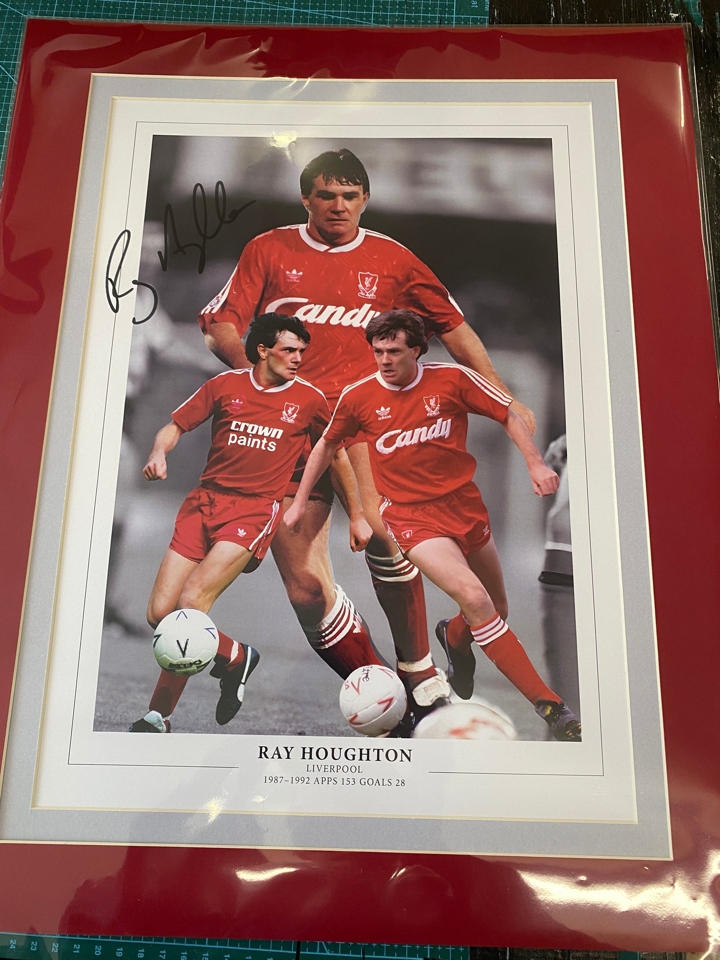 Liverpool Ray Houghton personally signed limited edition print