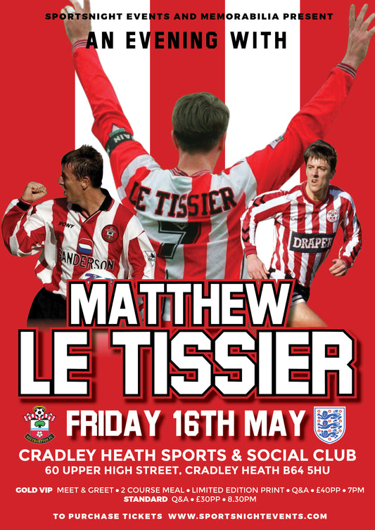 An Evening with Matt Le Tissier