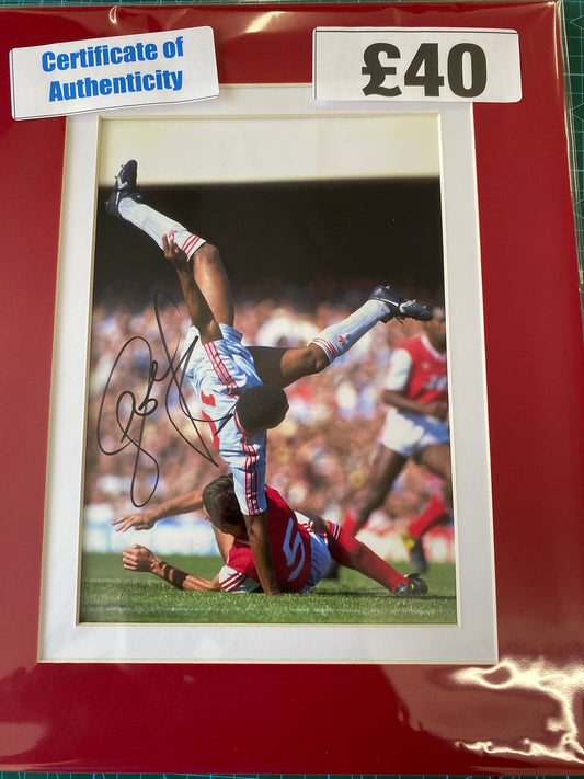 Liverpool John Barnes personally signed photograph