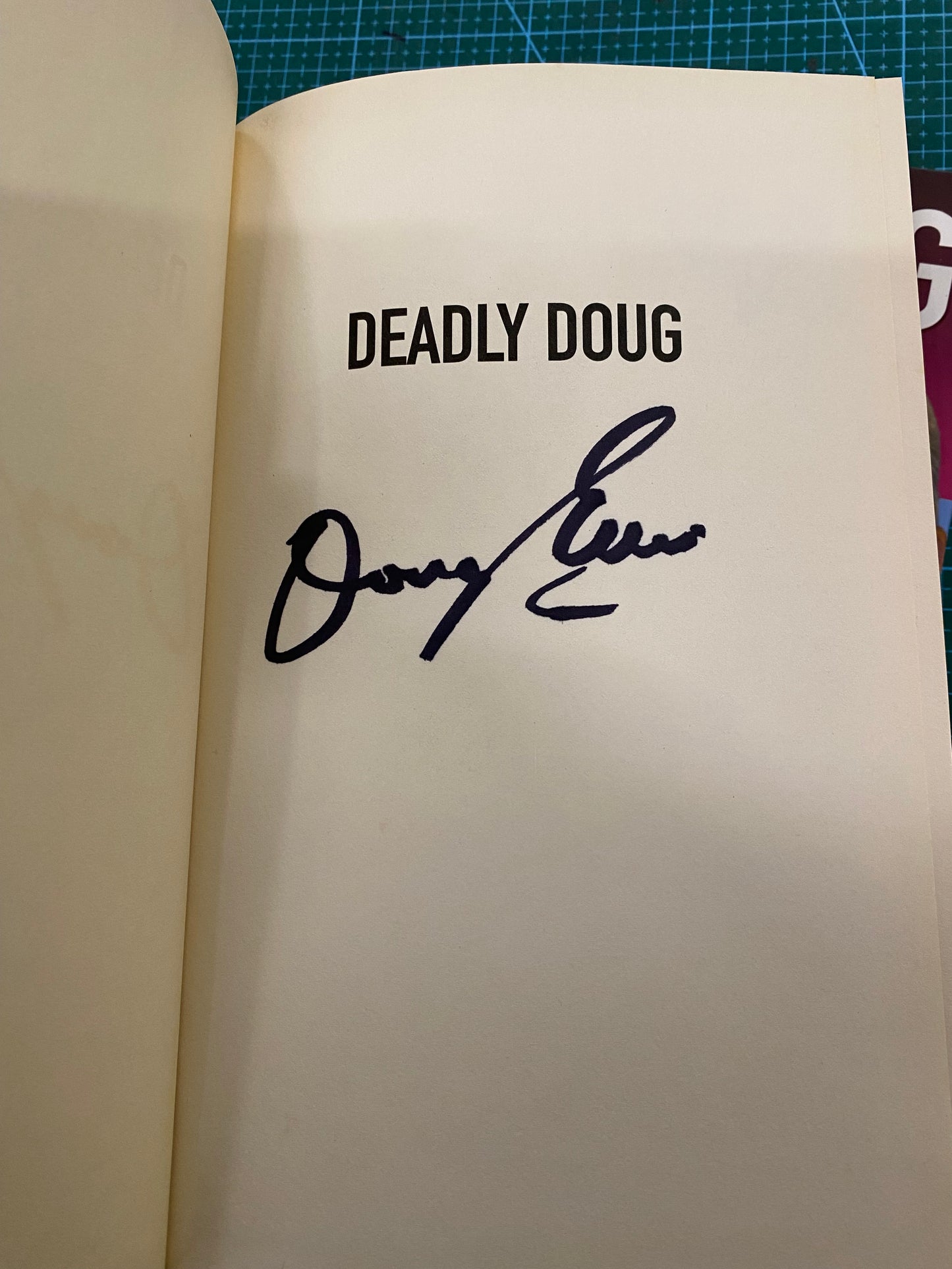 Aston Villa Doug Ellis personally signed autobiography Deadly Doug