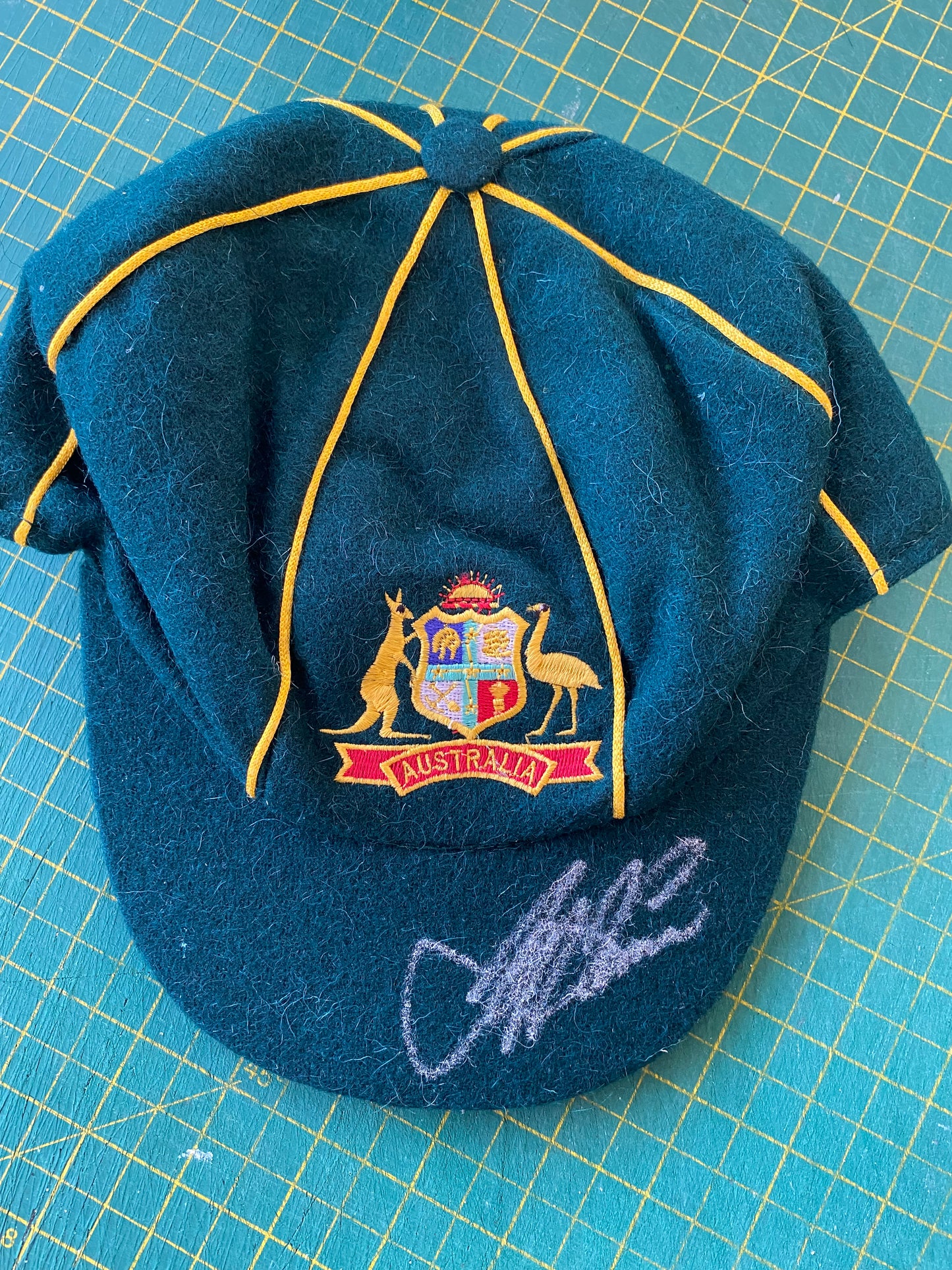 Cricket Australian Jeff Thomson personally signed Australia Cap