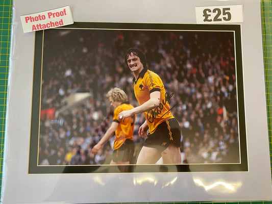 Wolverhampton Wanderers Kenny Hibbitt personally signed photograph