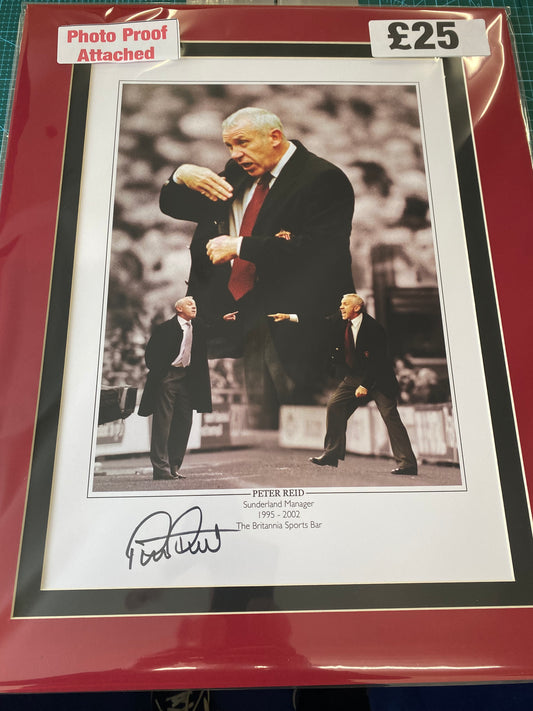 Sunderland Peter Reid personally signed limited edition print