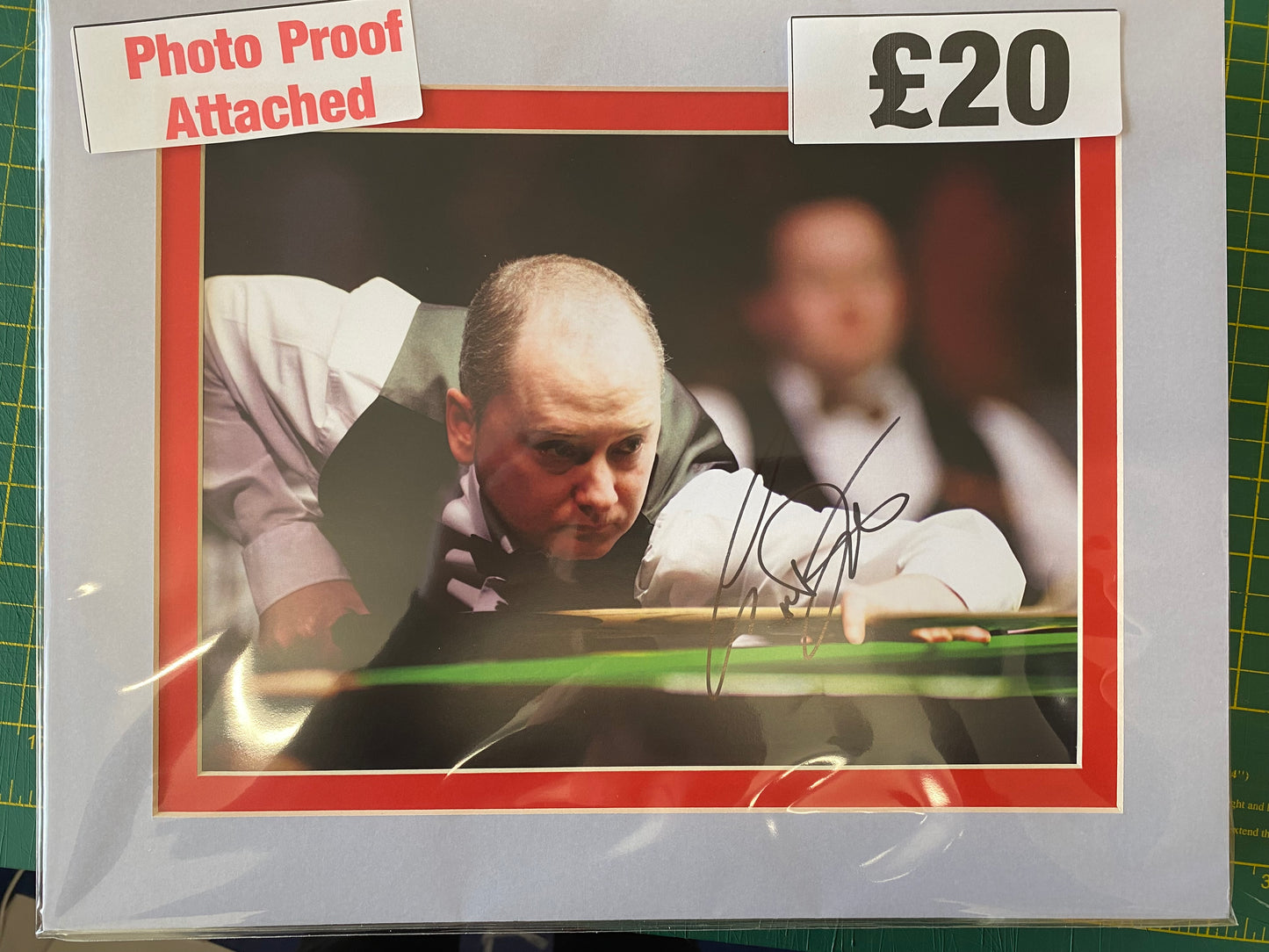 Snooker Greame Dott personally signed photograph