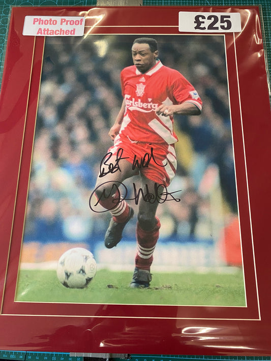 Liverpool Mark Walters personally signed photograph