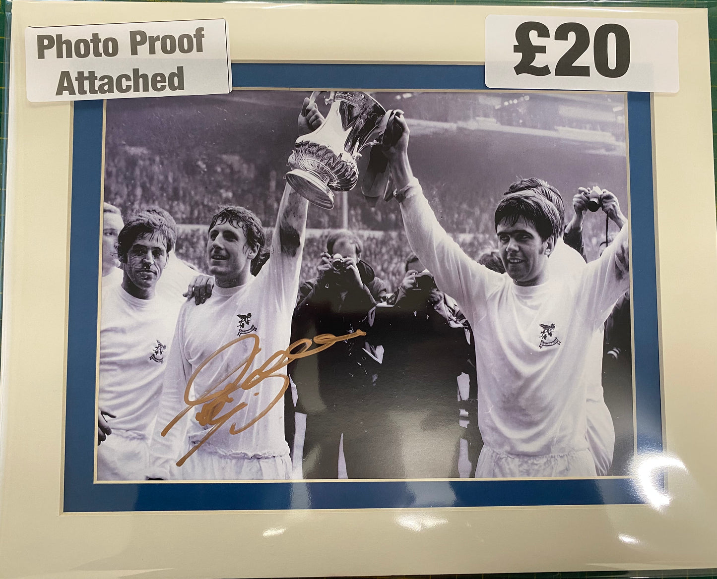 West Bromwich Albion Tony Brown 1968 FA Cup personally signed photograph