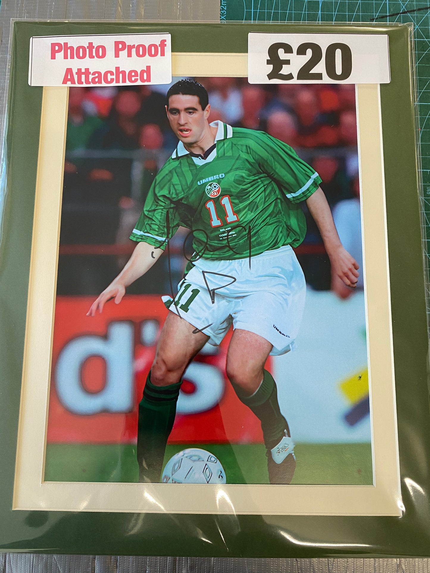 Ireland Mark Kennedy personally signed photograph