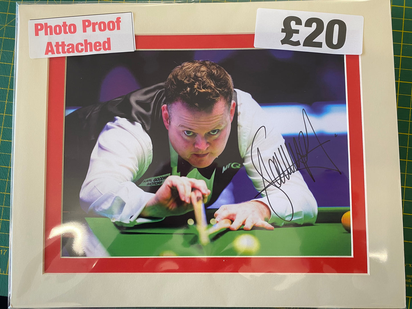 Snooker Shaun Murphy personally signed photograph