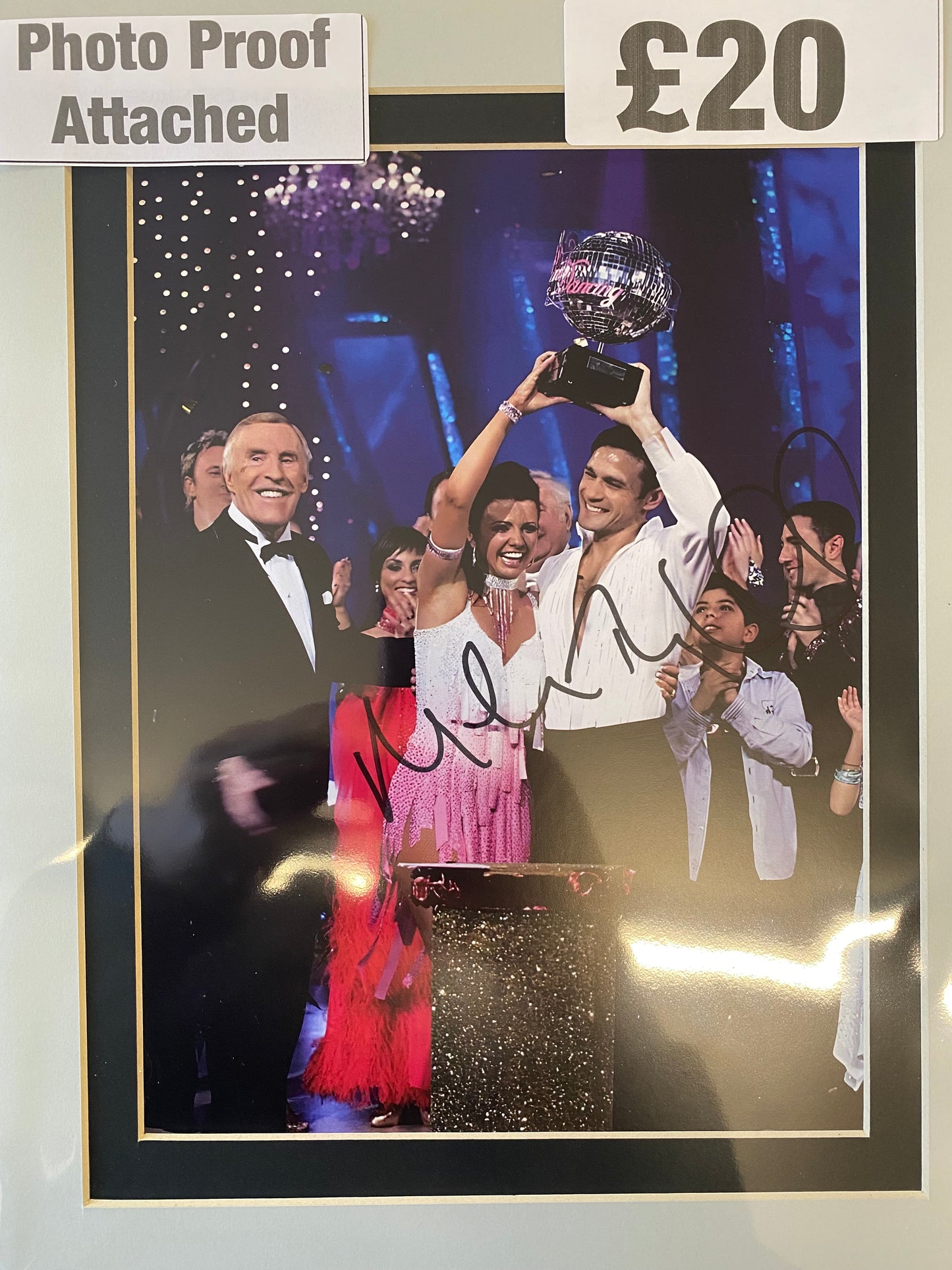 Cricket Strictly Come Dancing Mark Ramprakash personally signed photographs