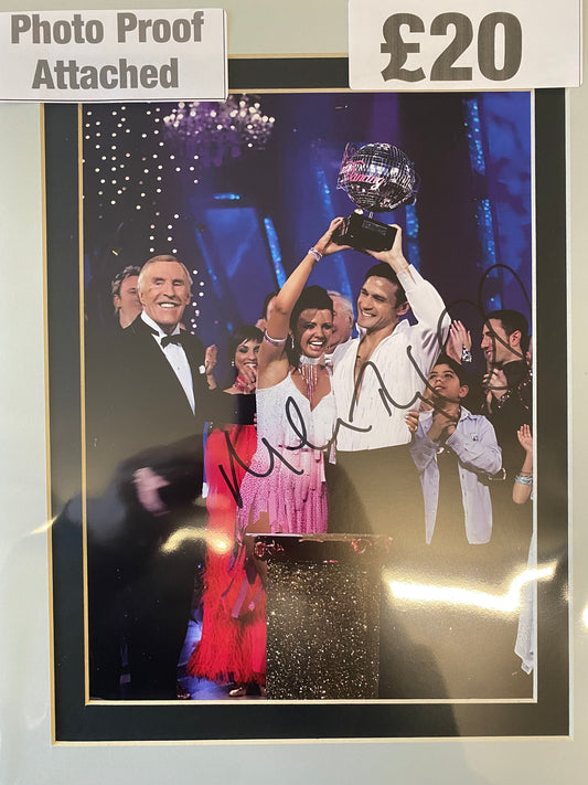 Cricket Strictly Come Dancing Mark Ramprakash personally signed photographs