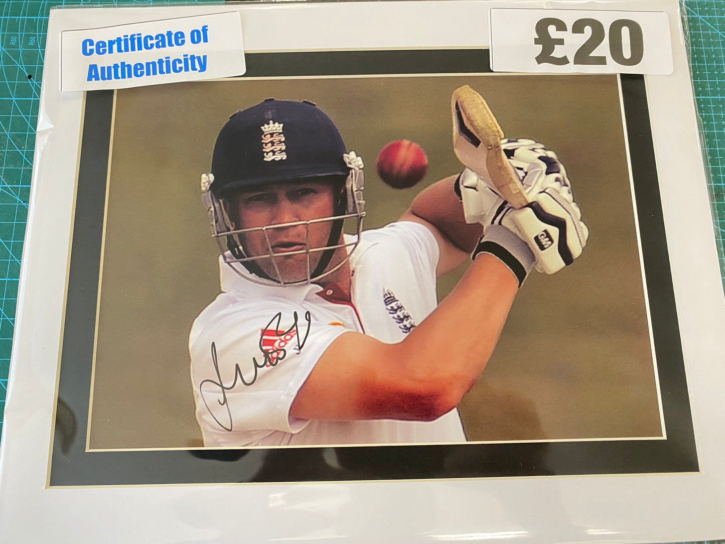 Cricket Jonathan Trott personally signed photograph