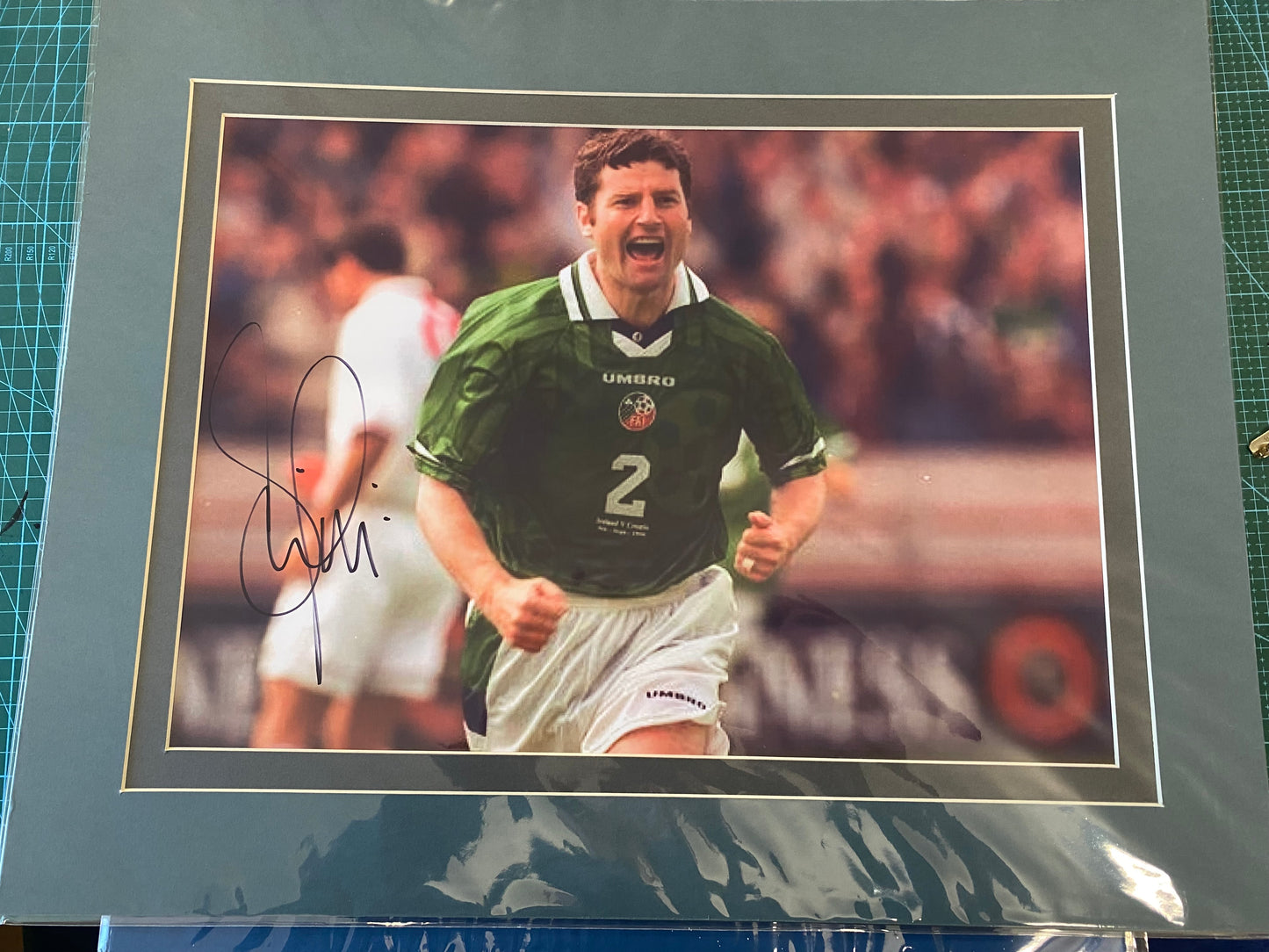 Ireland Denis Irwin personally signed photograph