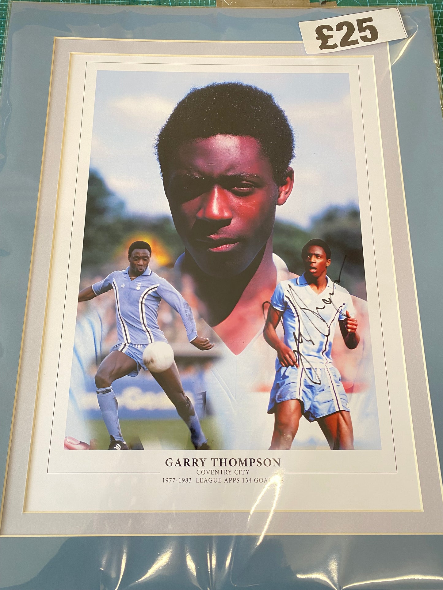 Coventry City Garry Thompson personally signed limited edition print