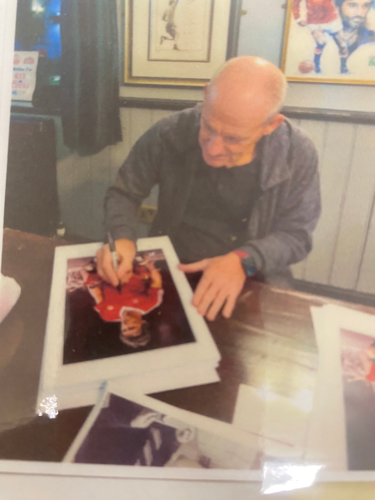 Manchester United Steve Coppell personally signed photograph