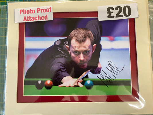 Snooker Mark Allen personally signed photographs