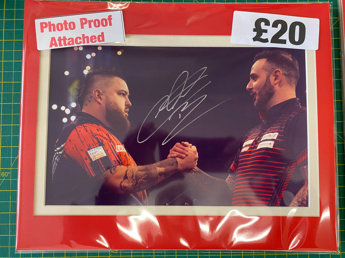 Darts 2023 World Champion Michael Smith personally signed photograph