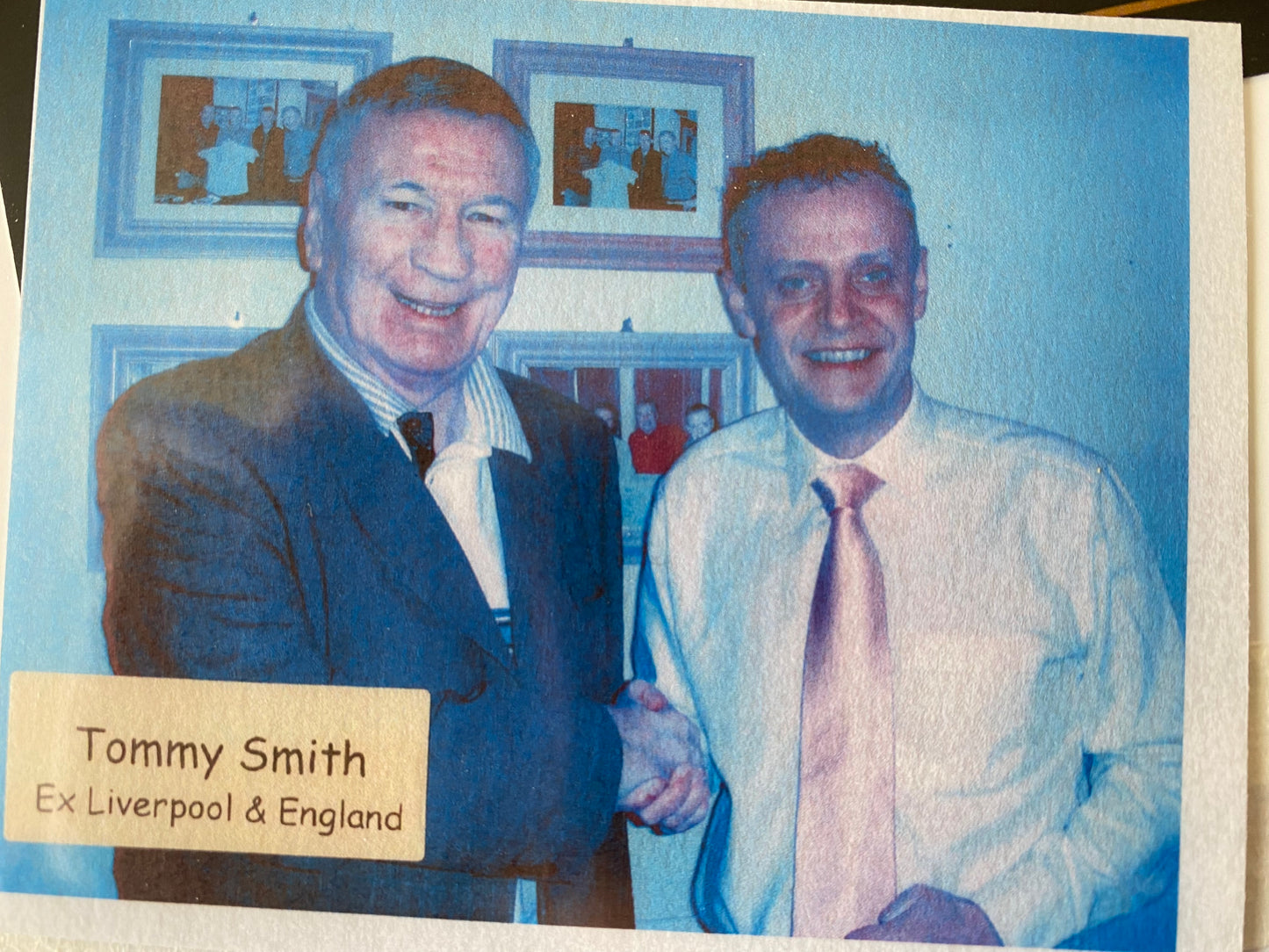 Liverpool Tommy Smith personally signed photograph