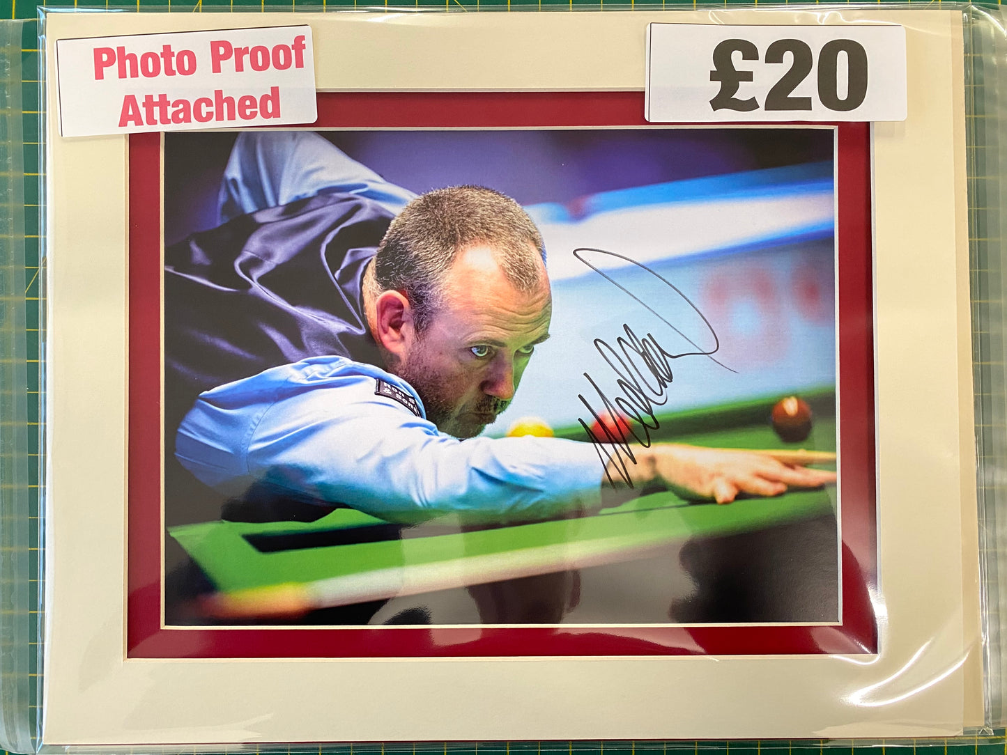 Snooker Mark Williams personally signed photo