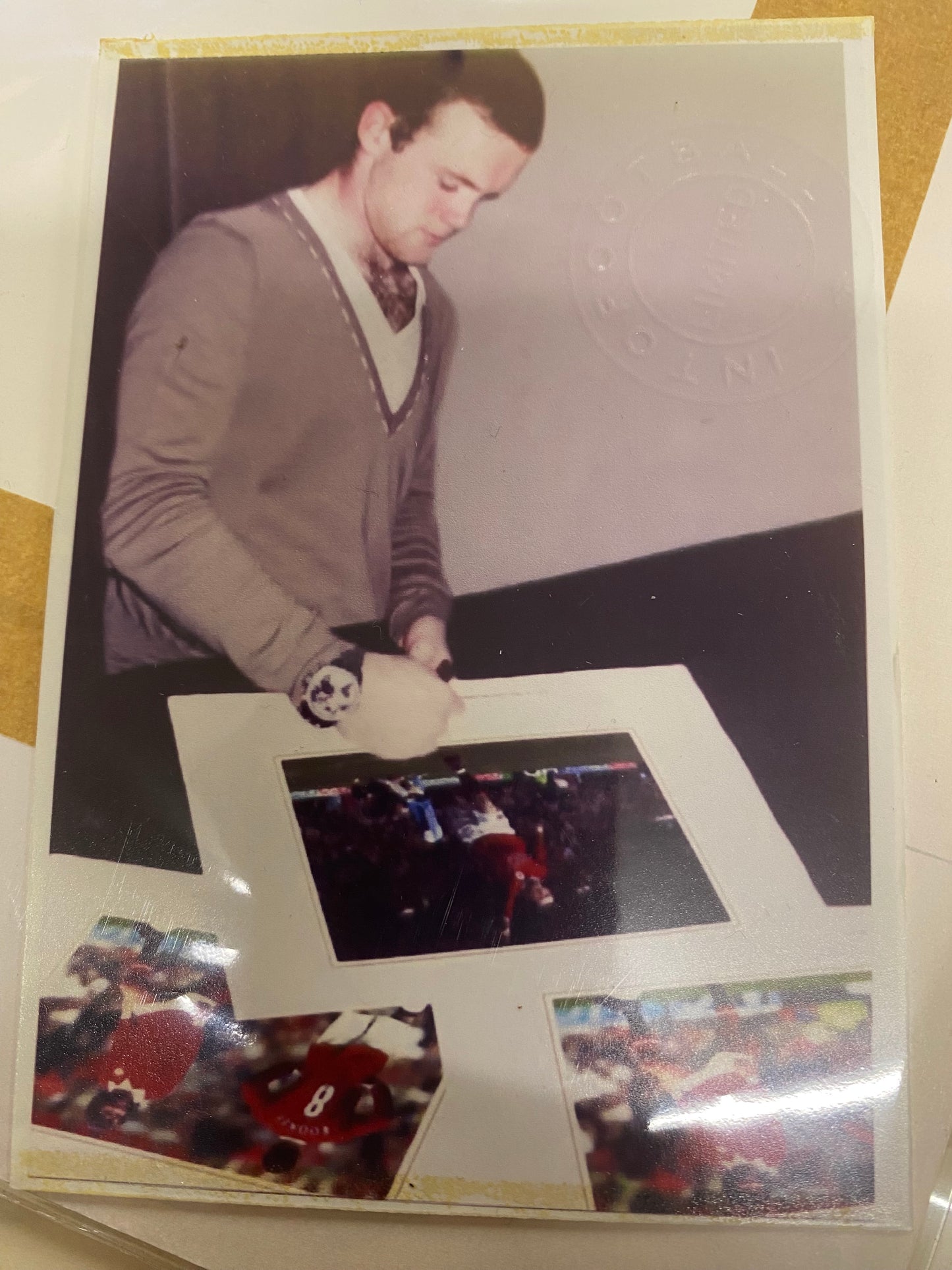 Manchester United Wayne Rooney personally signed print