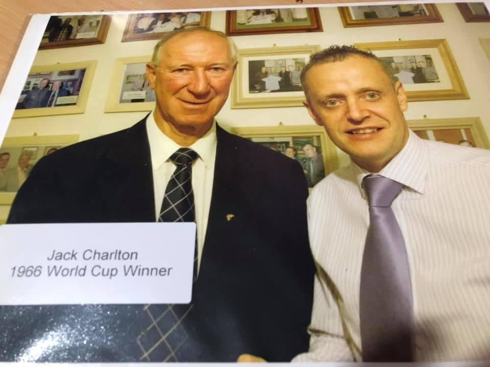 Leeds United legend and World Cup winner Jack Charlton personally signed photograph