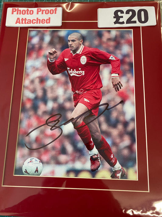 Liverpool Stan Colleymore personally signed photograph