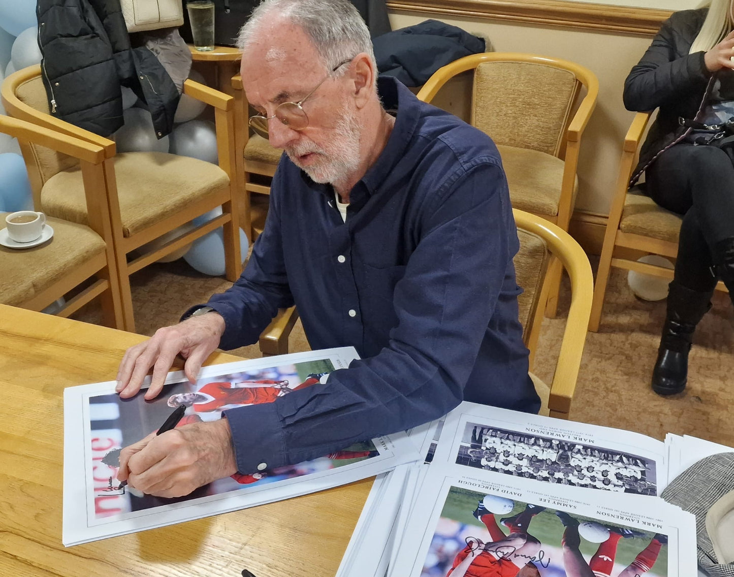 Liverpool Sammy Lee, Mark Lawrenson & David Fairclough personally signed limited edition print