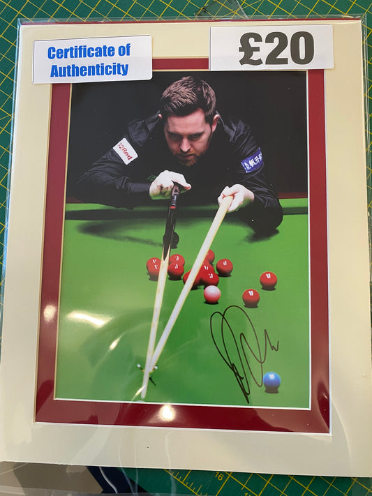 Snooker Jack Jones personally signed photograph