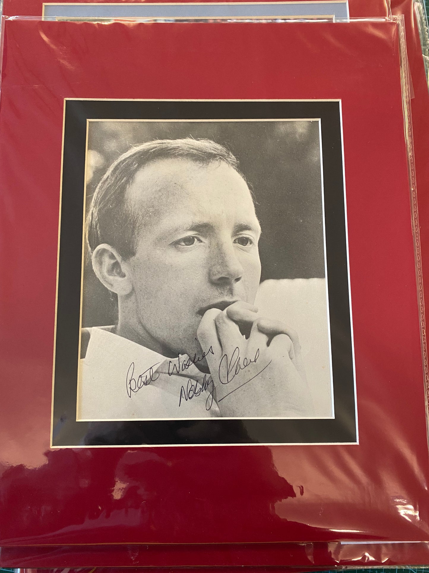 Manchester United Nobby Stiles personally signed