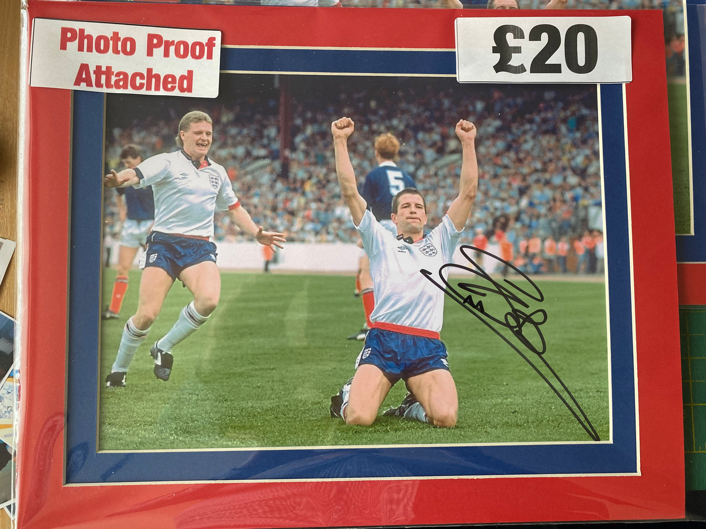 England Steve Bull personally signed photograph