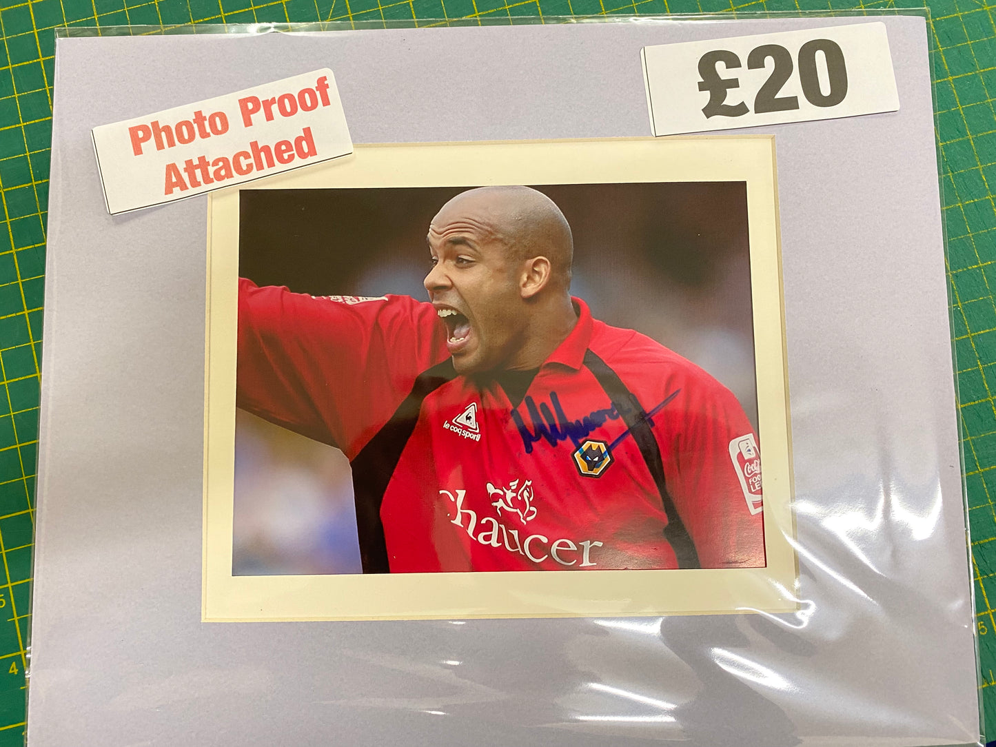 Wolverhampton Wanderers Matt Murray personally signed photograph