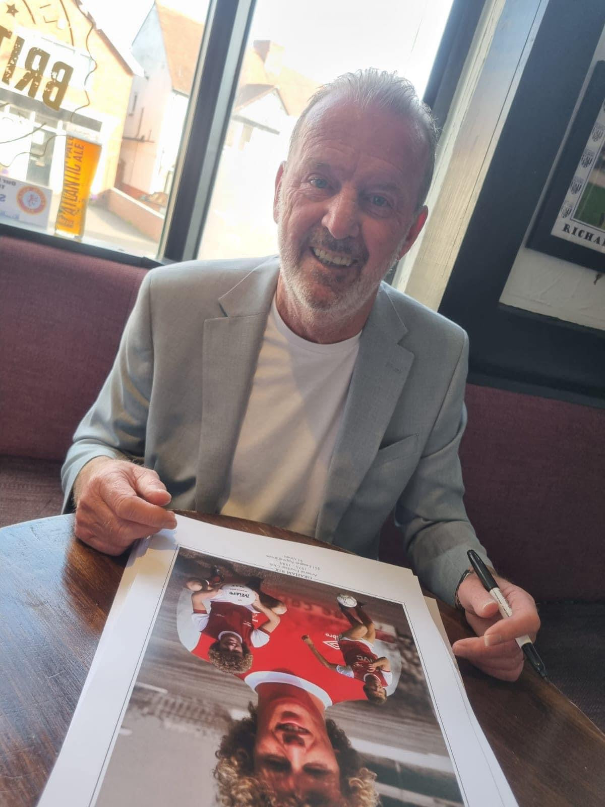 Arsenal Graham Rix personally signed limited edition print