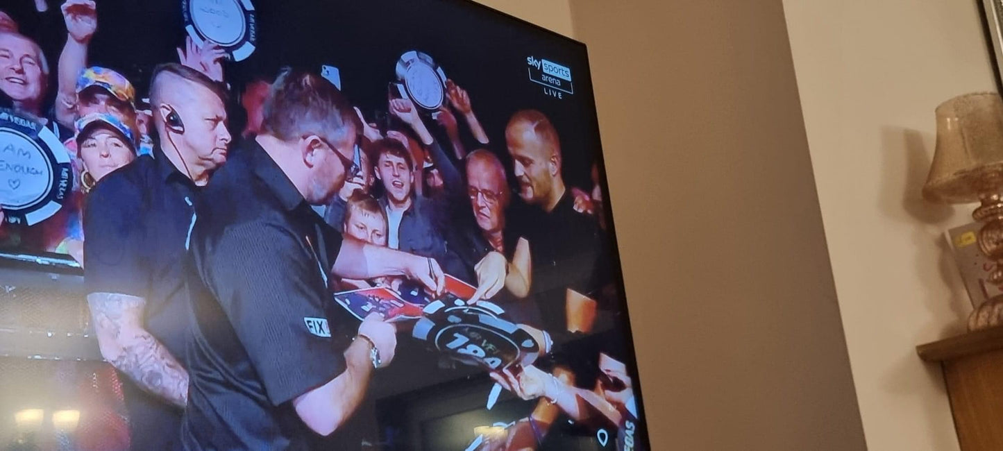 Darts legend James Wade personally signed photograph