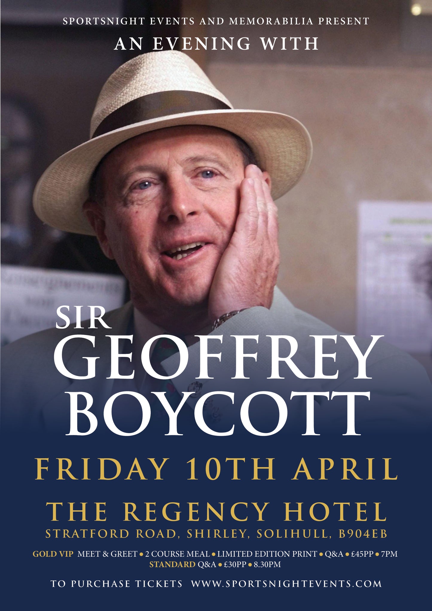 An Evening with Sir Geoffrey Boycott