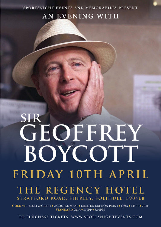 An Evening with Sir Geoffrey Boycott