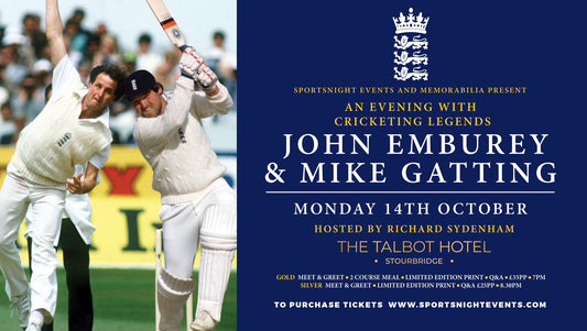 An Evening With Cricket Legends John Emburey & Mike Gatting