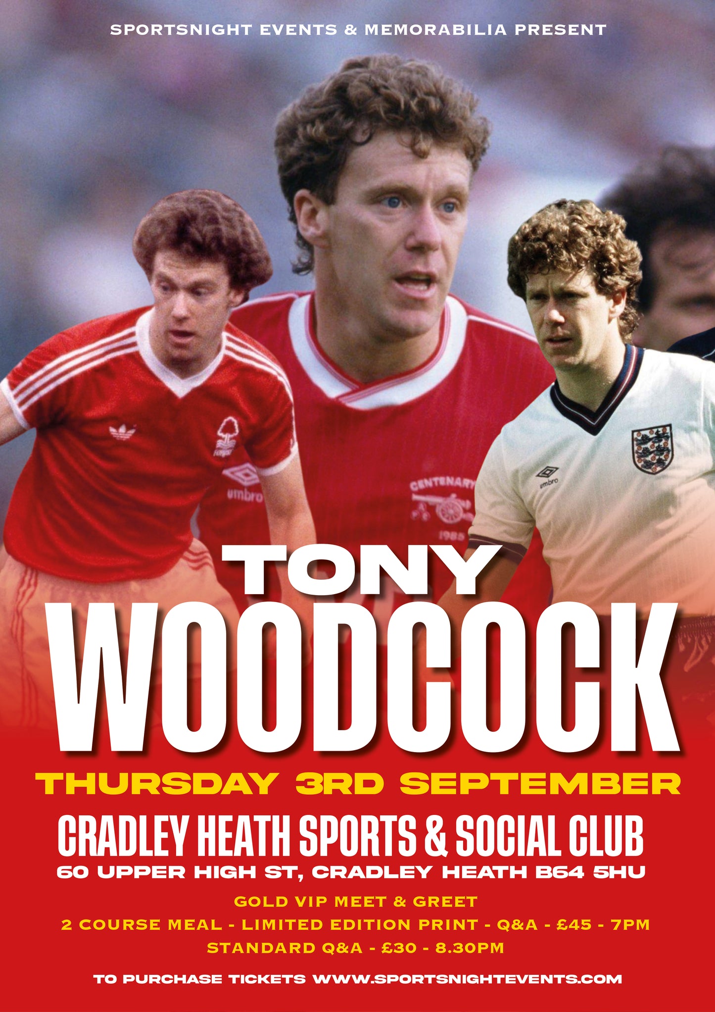 An Evening with Tony Woodcock