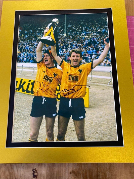 Wolverhampton Wanderers legend Robbie Dennison & Andy Mutch personally signed limited edition print