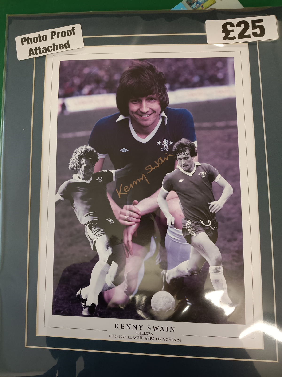 Chelsea Kenny Swain personally signed montage