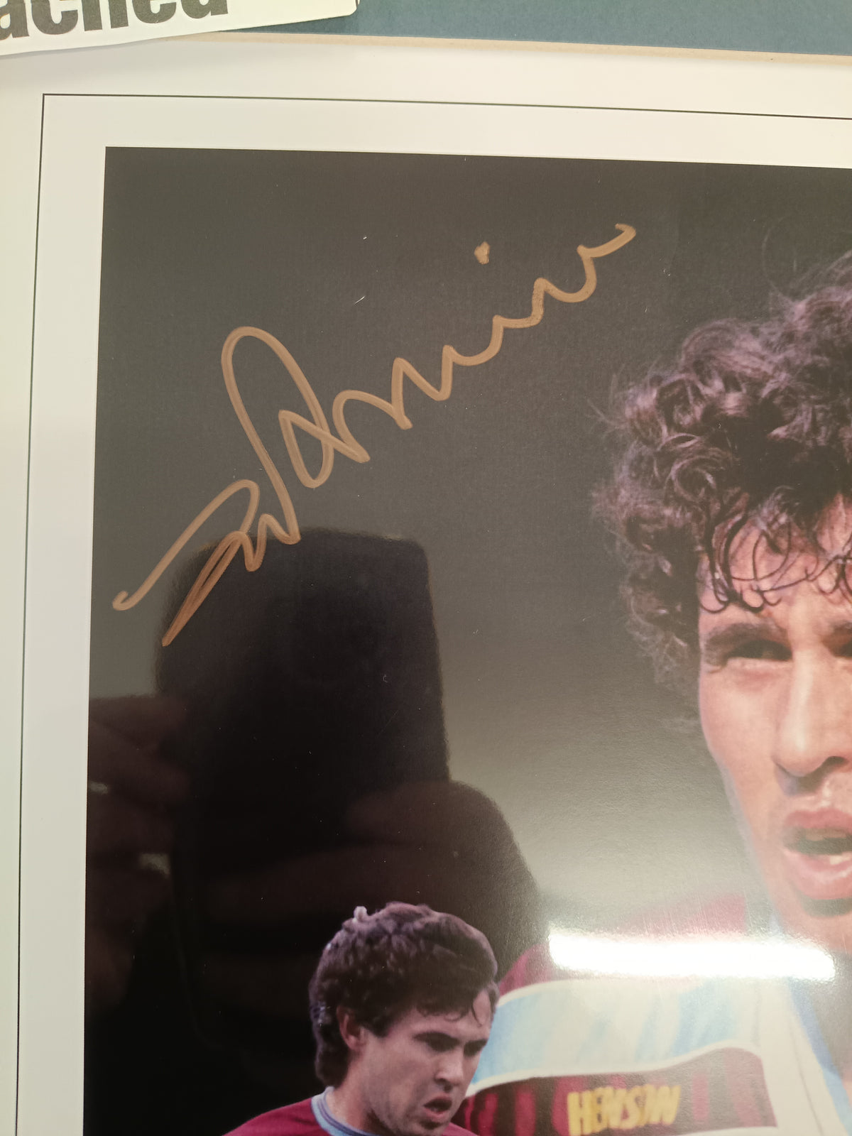 Aston Villa Gary Williams personally signed montage