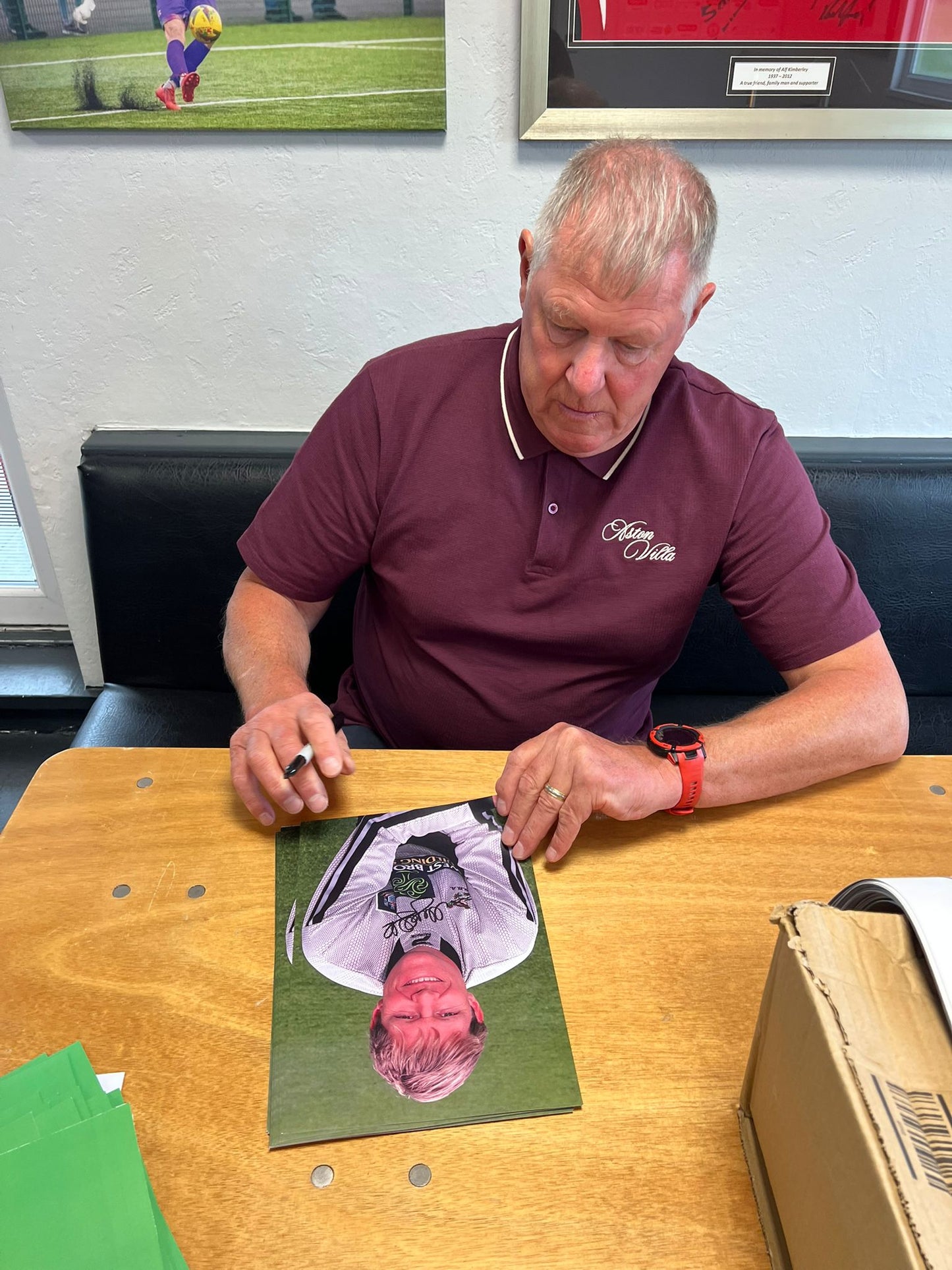 West Bromwich Albion Nigel Spink personally signed photo