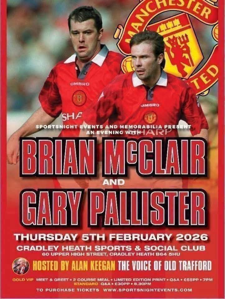 Manchester United Gary Pallister personally signed photograph